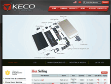 Tablet Screenshot of kecotech.com